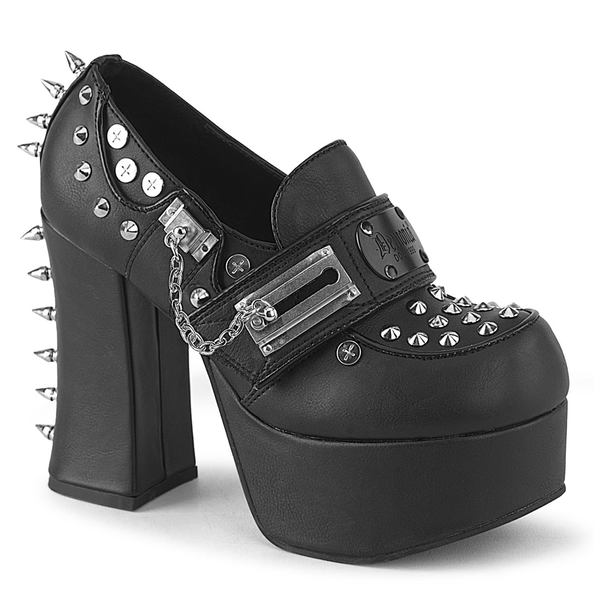 CHARADE-32 Black Vegan Leather Main image