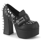 CHARADE-32 Black Vegan Leather