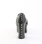 CHARADE-32 Black Vegan Leather