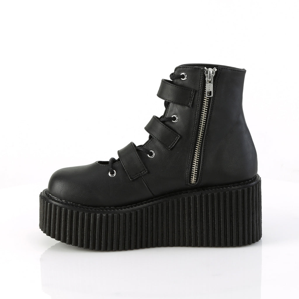 CREEPER-260 Black Vegan Leather