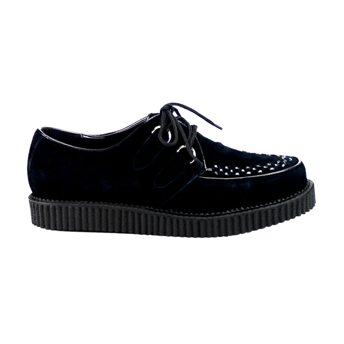 CREEPER-602S Black Suede