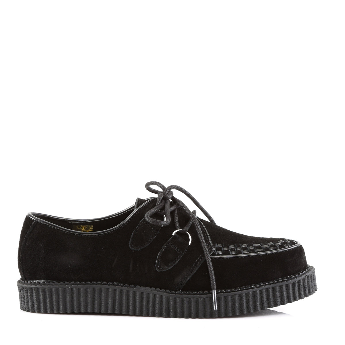 CREEPER-602S Black Suede