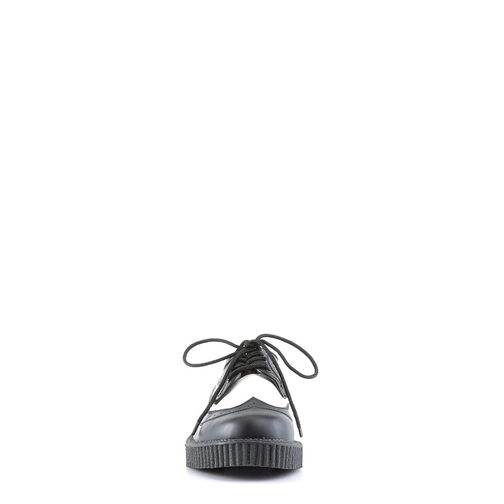 Demonia CREEPER-608 Black White Creepers