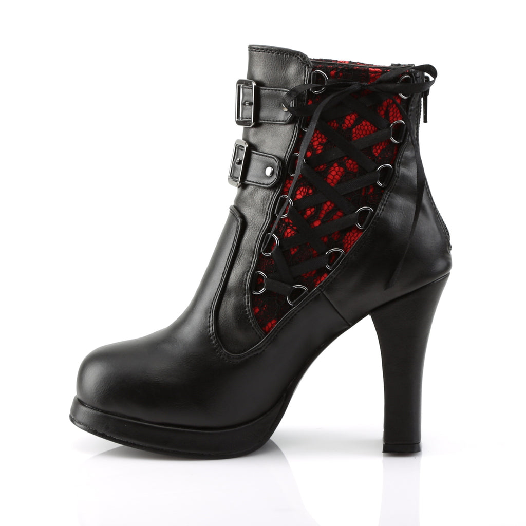 CRYPTO-51 Black Red Lace