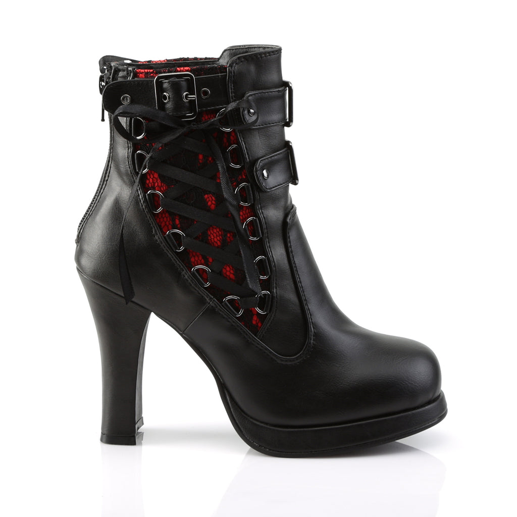 CRYPTO-51 Black Red Lace