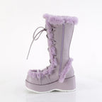 Demonia CUBBY-311 Lavender Knee-High Boots
