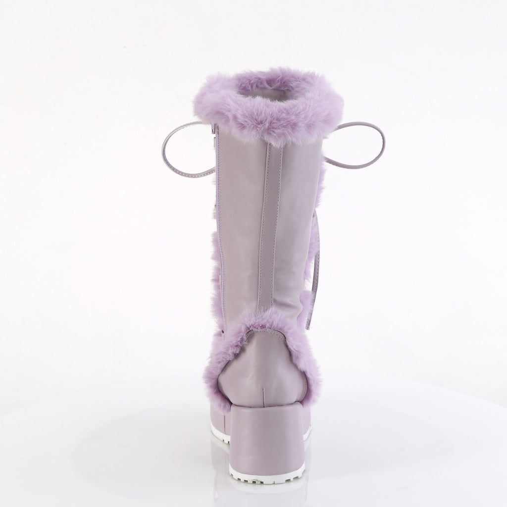 Demonia CUBBY-311 Lavender Knee-High Boots