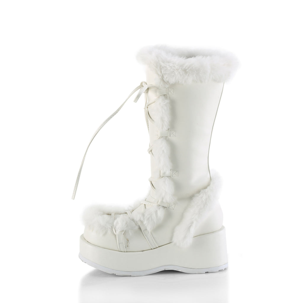 CUBBY-311 White Vegan Leather