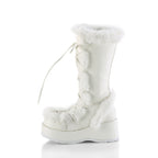 CUBBY-311 White Vegan Leather