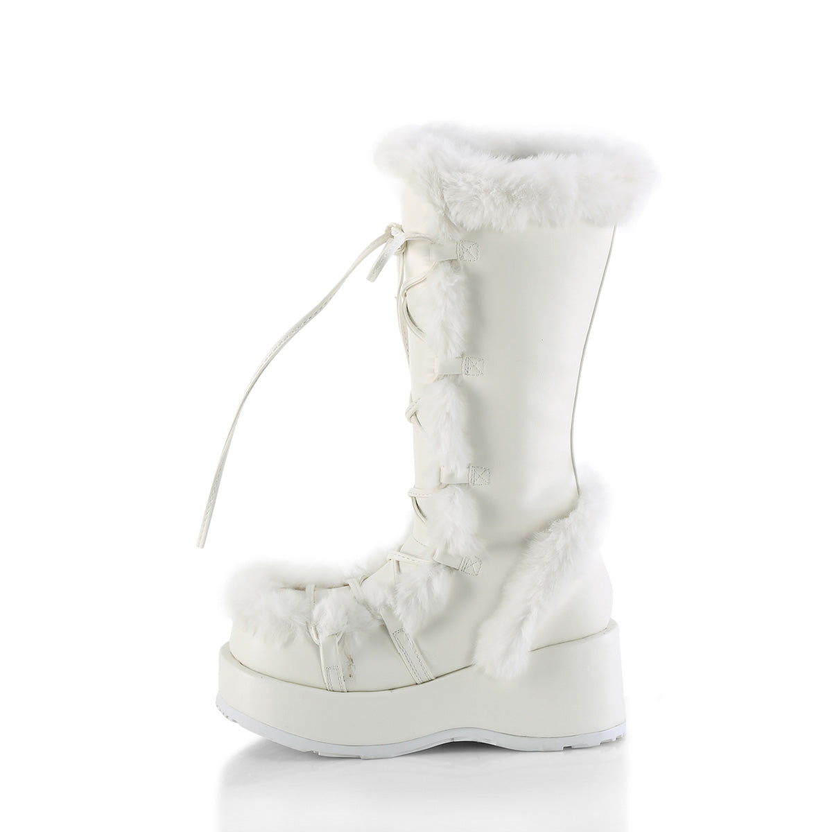 CUBBY-311 White Vegan Leather