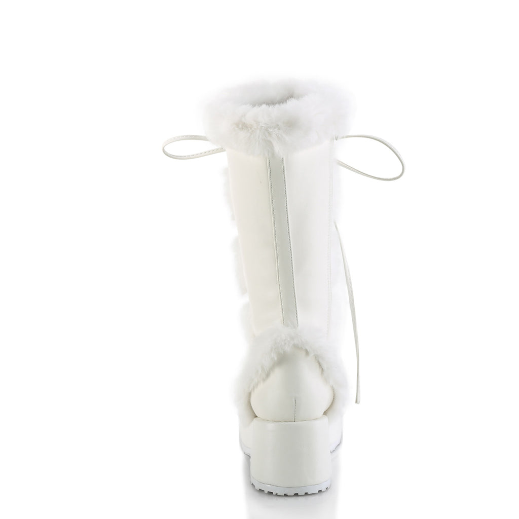 CUBBY-311 White Vegan Leather
