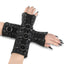Demonia DA-462 Black Str Shoes