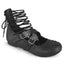 DAISY-11 Black Vegan Leather
