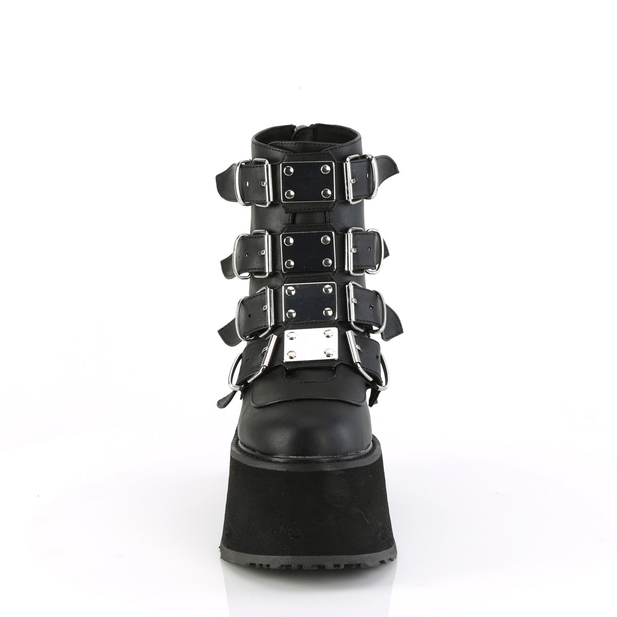DAMNED-105 Black Vegan Leather