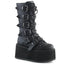 DAMNED-225 Black Vegan Leather
