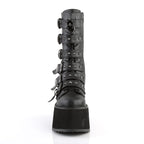 DAMNED-225 Black Vegan Leather