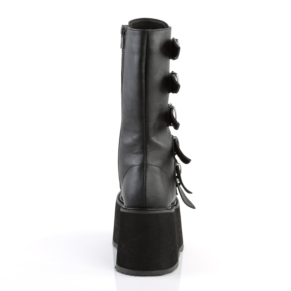 DAMNED-225 Black Vegan Leather