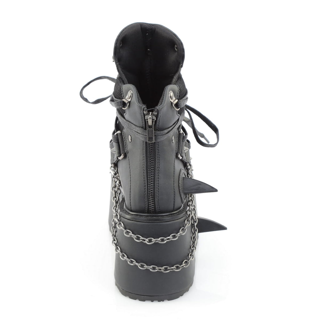 Demonia DAMNED-60 Black Ankle Boots