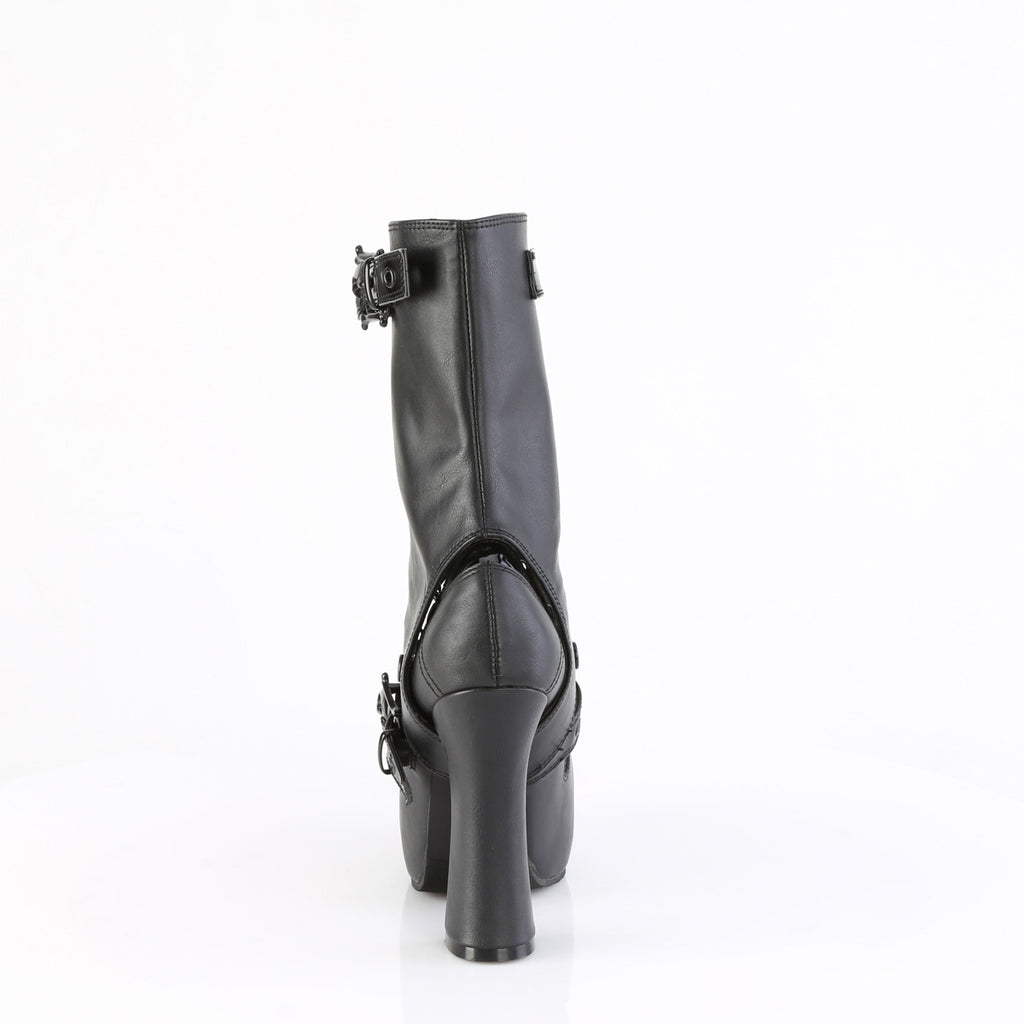 DEMON-13 Black Vegan Leather