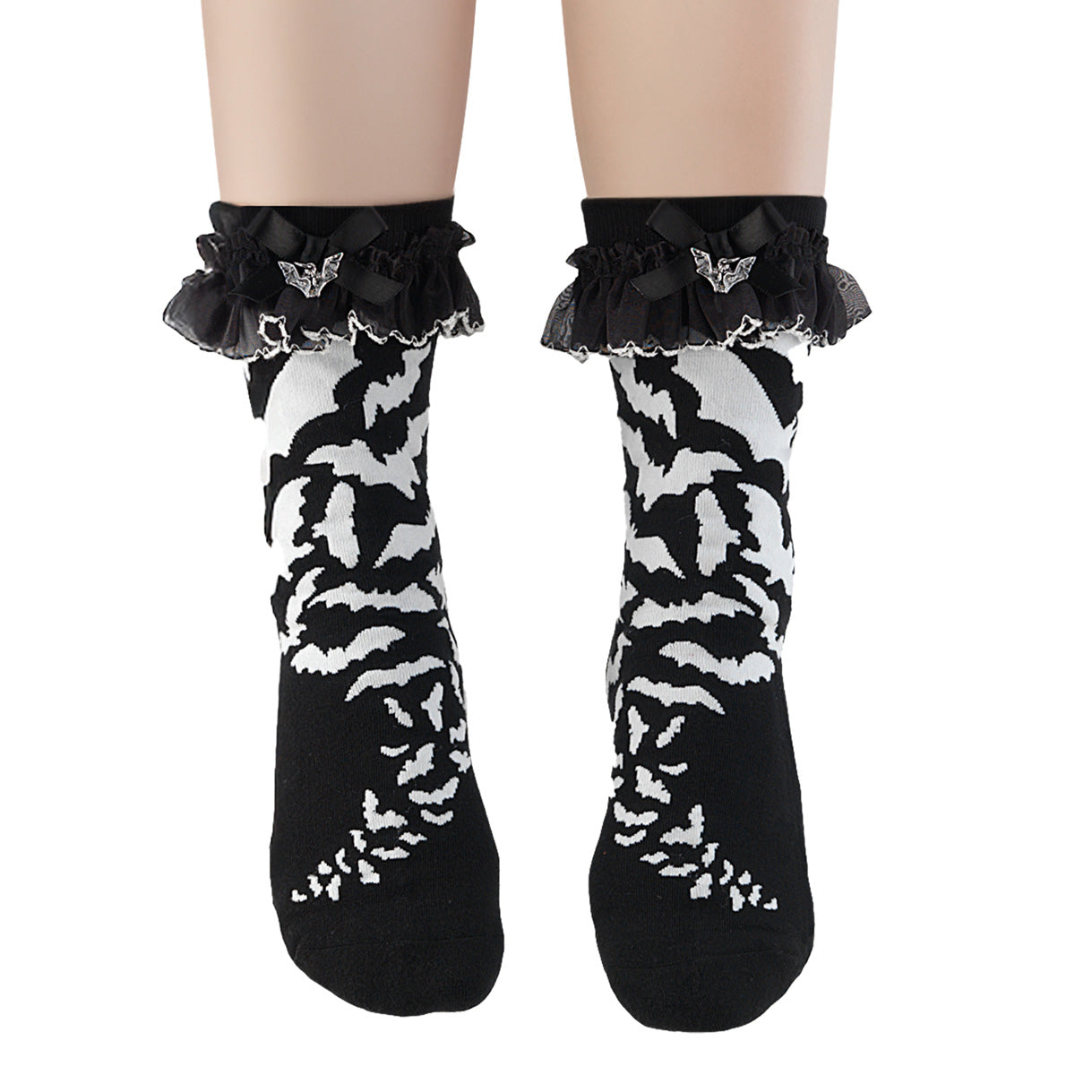 Demonia DH-01 Black Socks Main image