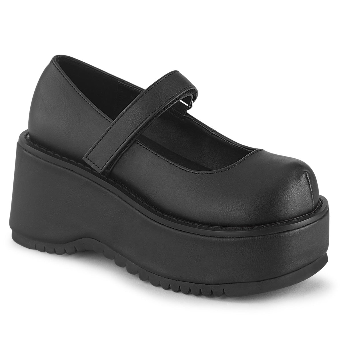 DOLLIE-01 Black Vegan Leather Main image