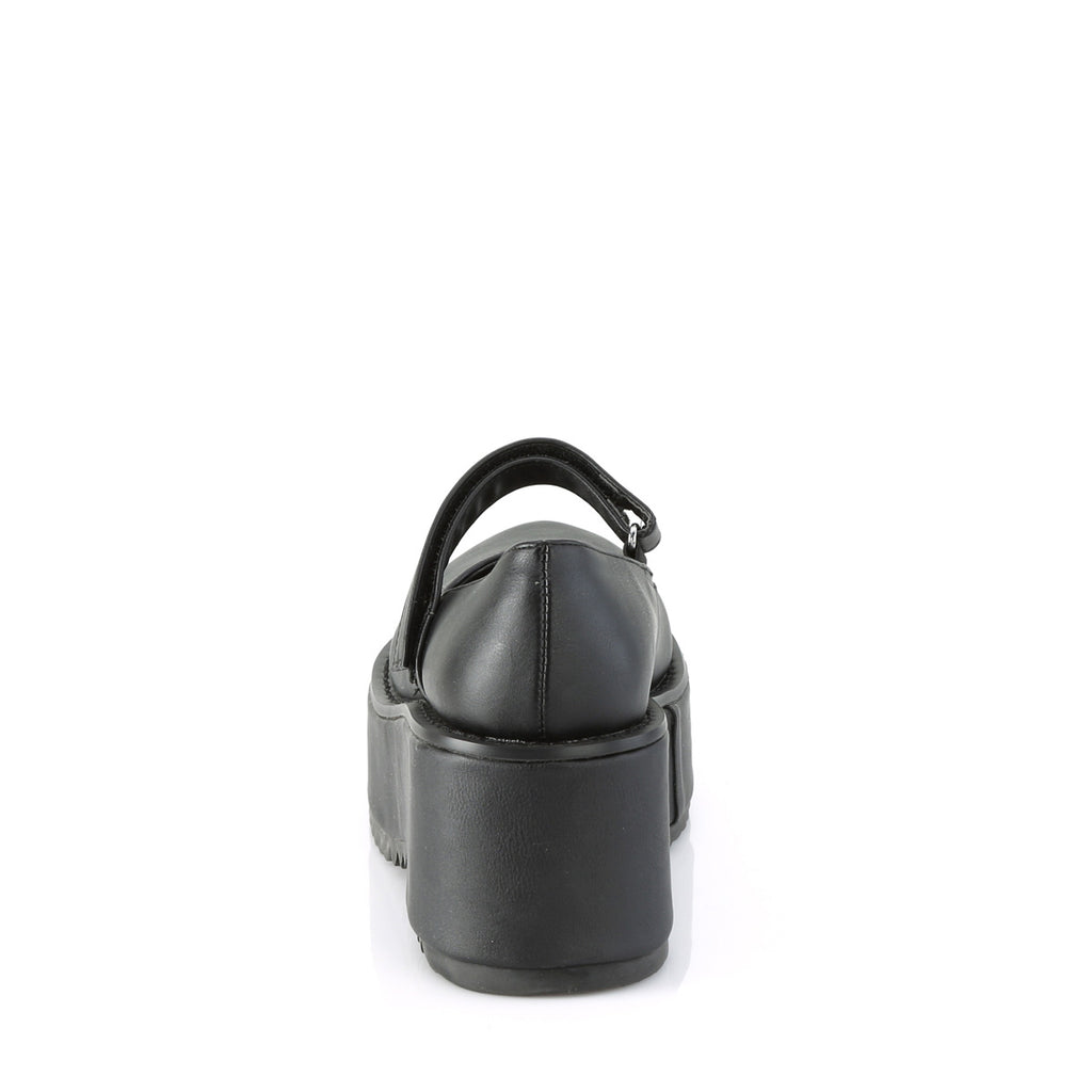 DOLLIE-01 Black Vegan Leather