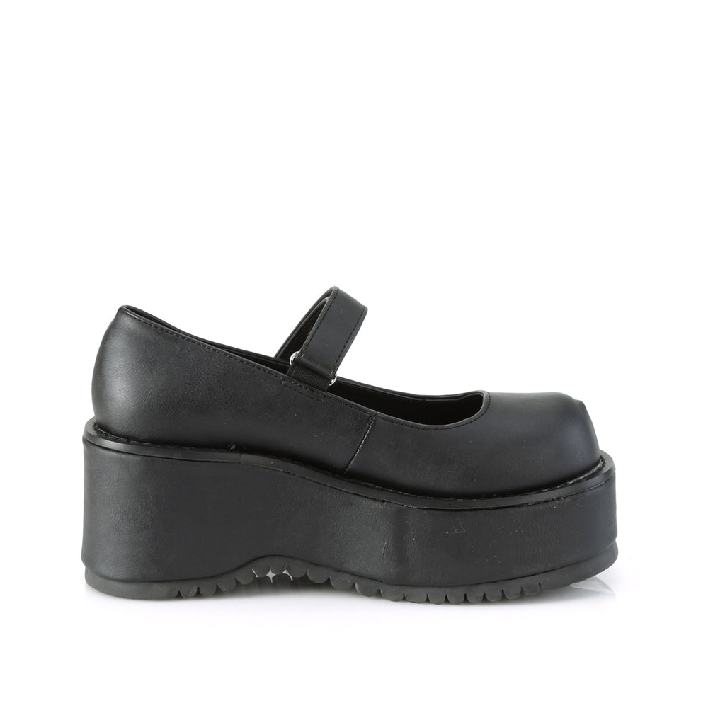 DOLLIE-01 Black Vegan Leather