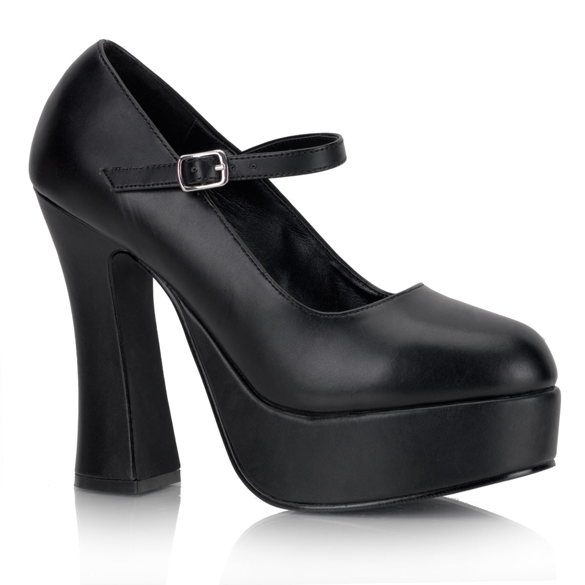 DOLLY-50 Black Vegan Leather Main image