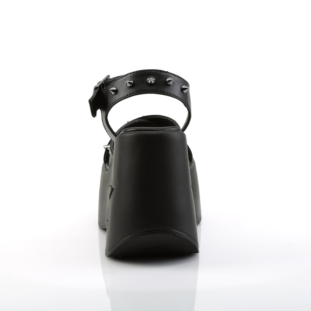 DYNAMITE-02 Black Vegan Leather