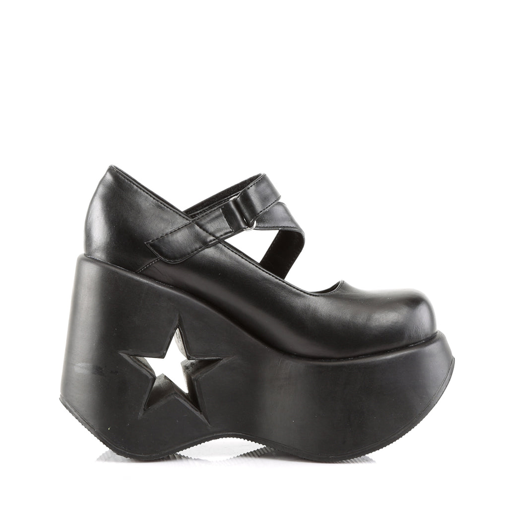 Demonia DYNAMITE-03 Black Platform Heels