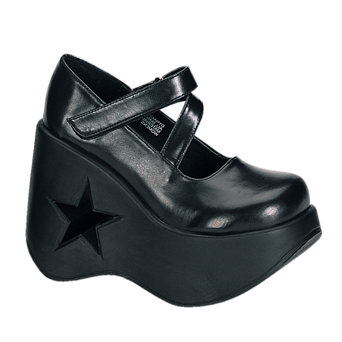 Demonia DYNAMITE-03 Black Platform Heels Main image