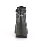 Demonia DYNAMITE-101 Black Vegan Suede Ankle Boots