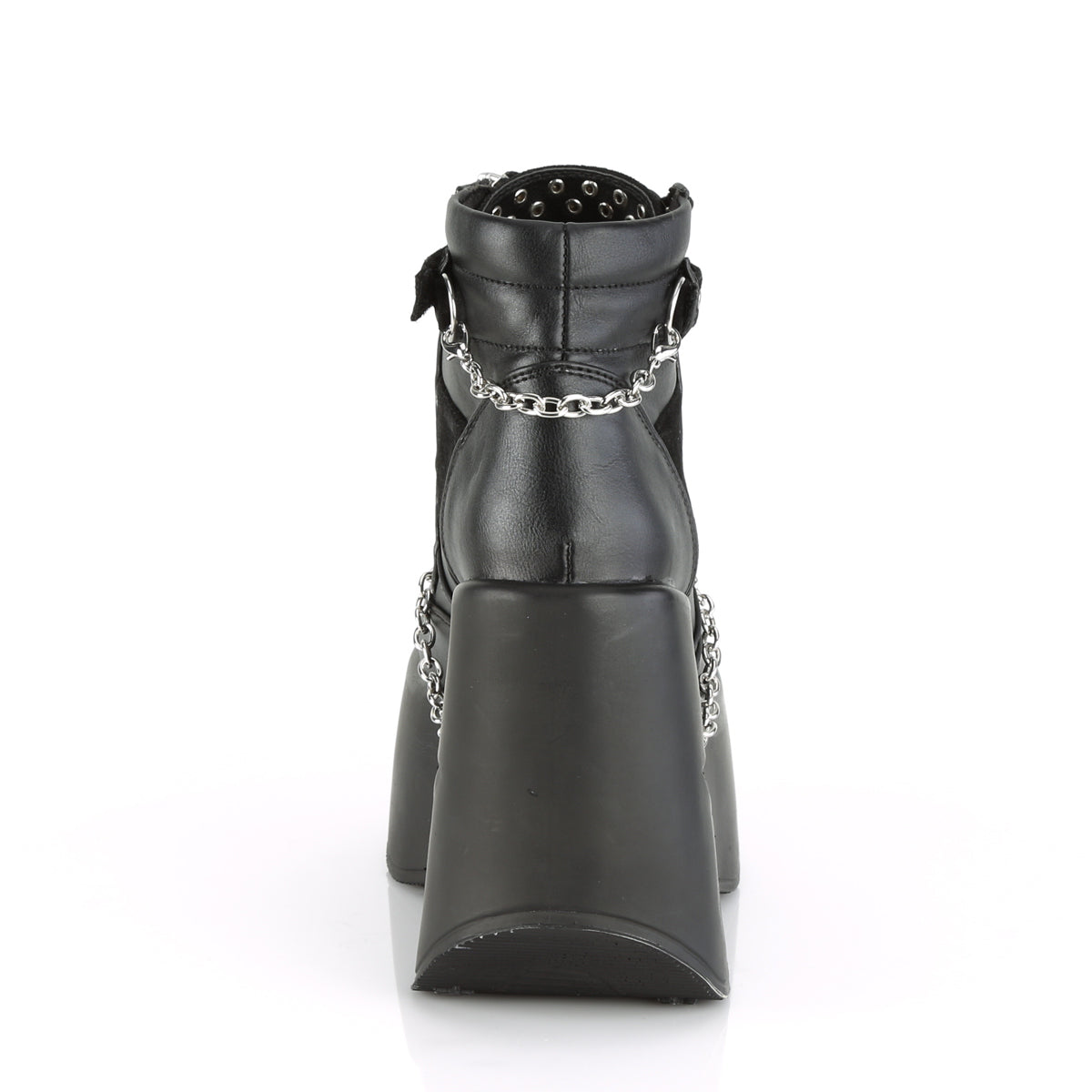 Demonia DYNAMITE-101 Black Vegan Suede Ankle Boots