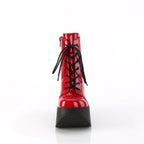 Demonia DYNAMITE-106 Red Ankle Boots