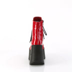 Demonia DYNAMITE-106 Red Ankle Boots