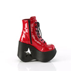 Demonia DYNAMITE-106 Red Ankle Boots