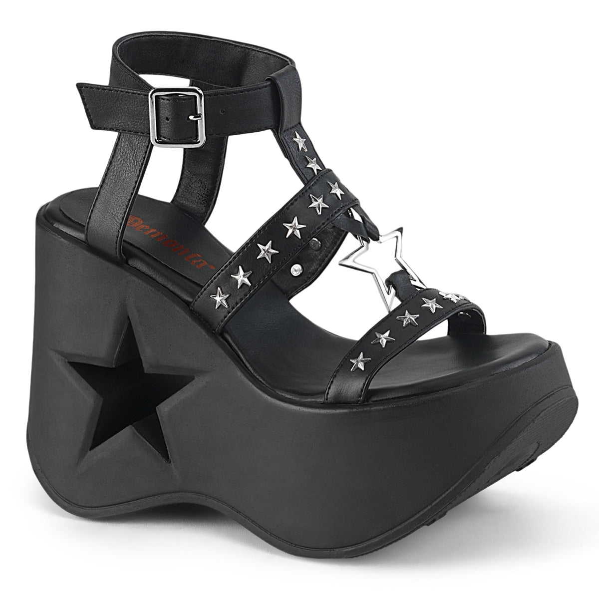 DYNAMITE-12 Black Vegan Leather