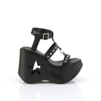 DYNAMITE-12 Black Vegan Leather