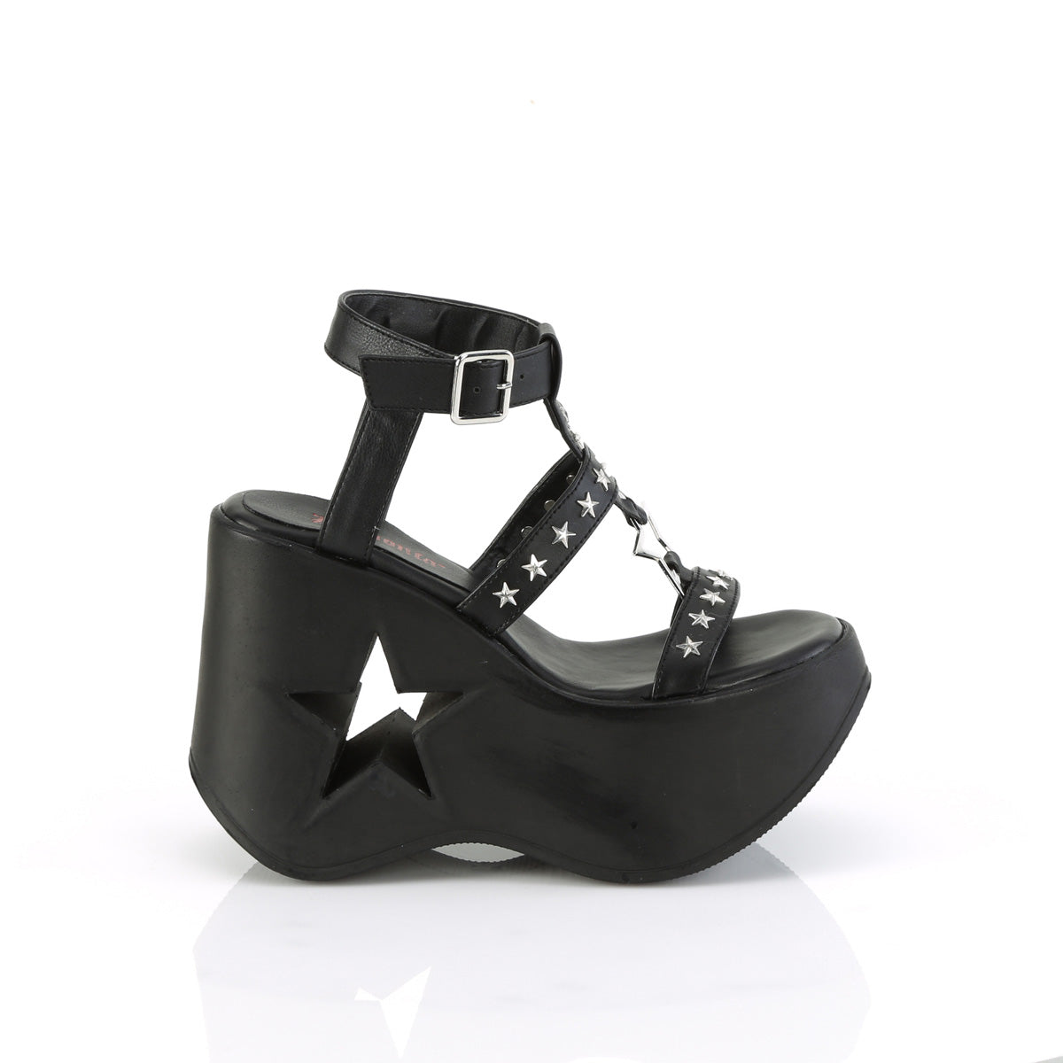 DYNAMITE-12 Black Vegan Leather
