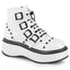 EMILY-315 White Vegan Leather