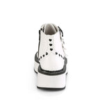 EMILY-315 White Vegan Leather