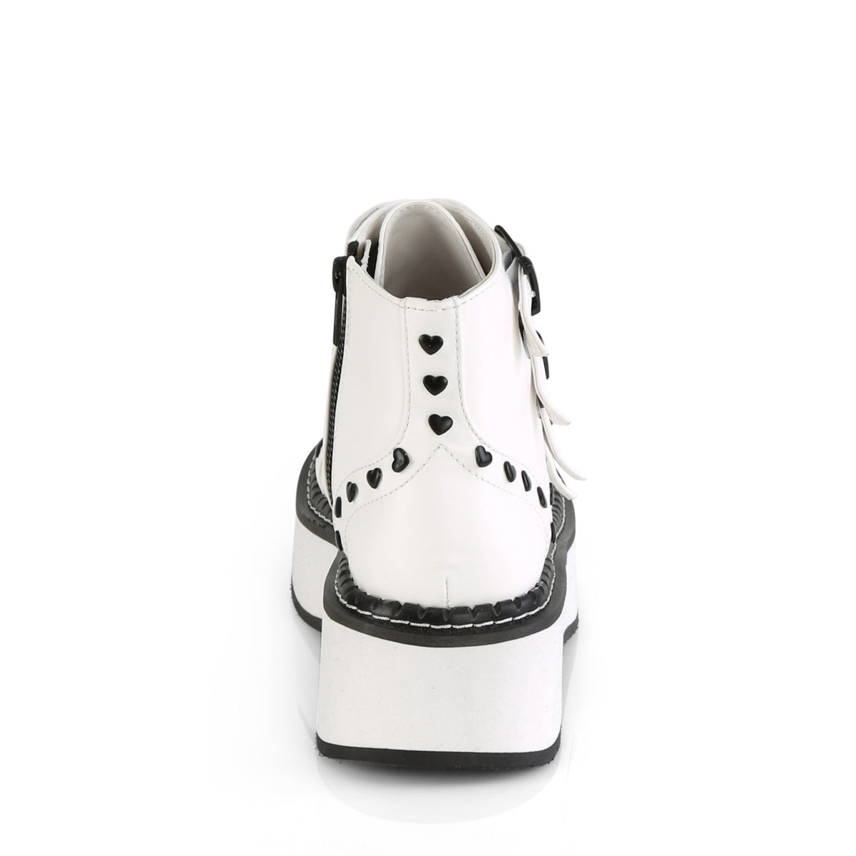 EMILY-315 White Vegan Leather