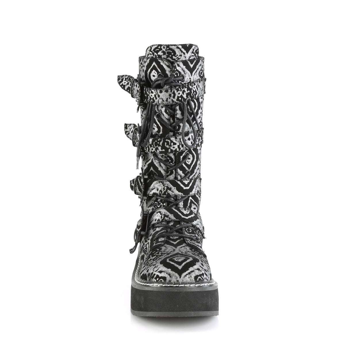 EMILY-322 Black Silver Nubuck Secondary image