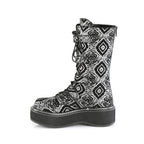 EMILY-322 Black Silver Nubuck