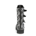 EMILY-322 Black Silver Nubuck