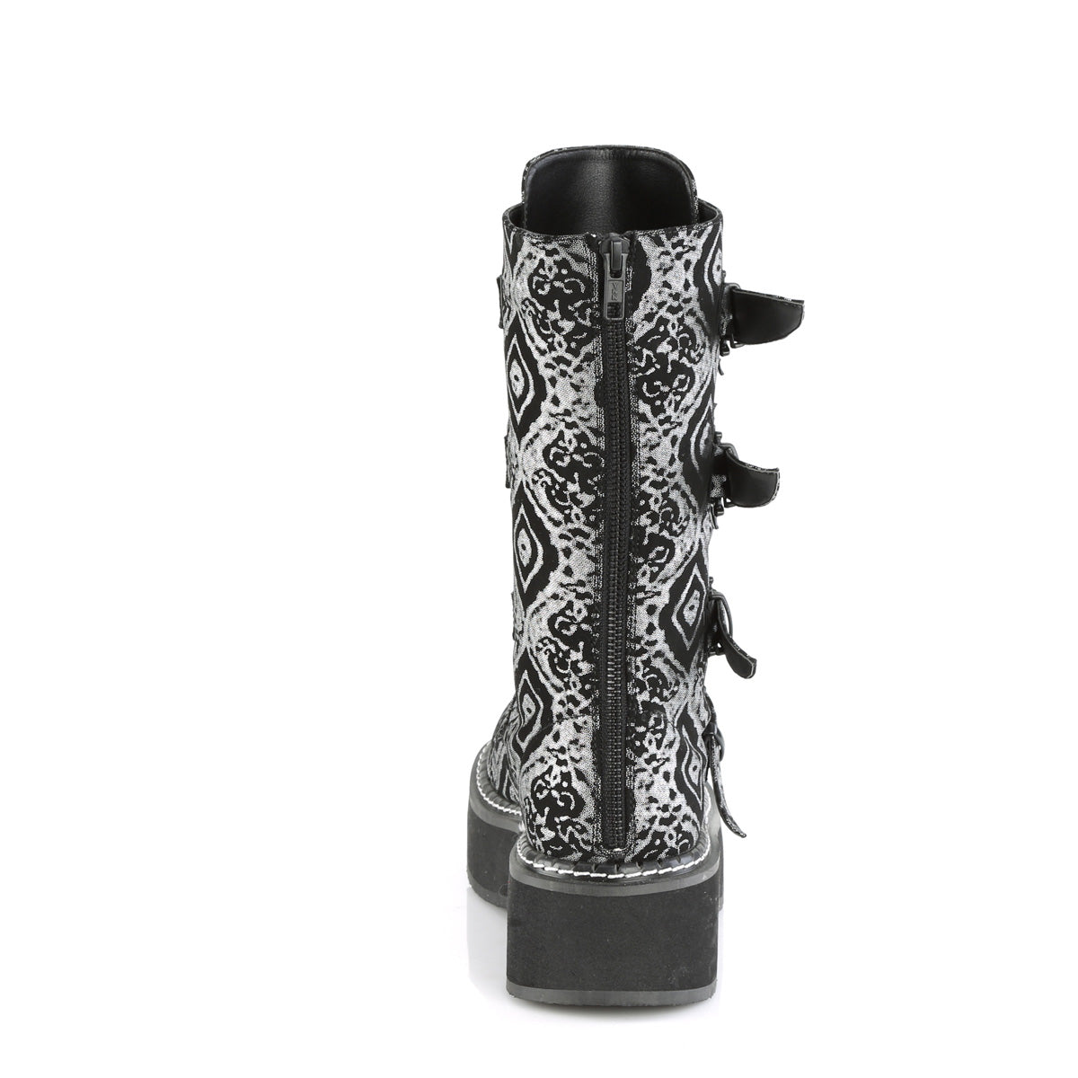 EMILY-322 Black Silver Nubuck