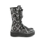 EMILY-322 Black Silver Nubuck