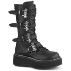EMILY-322 Black Vegan Leather