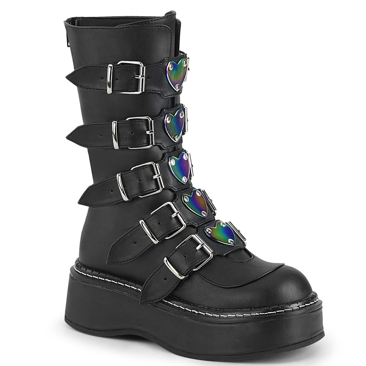 EMILY-330 Black Vegan Leather Main image