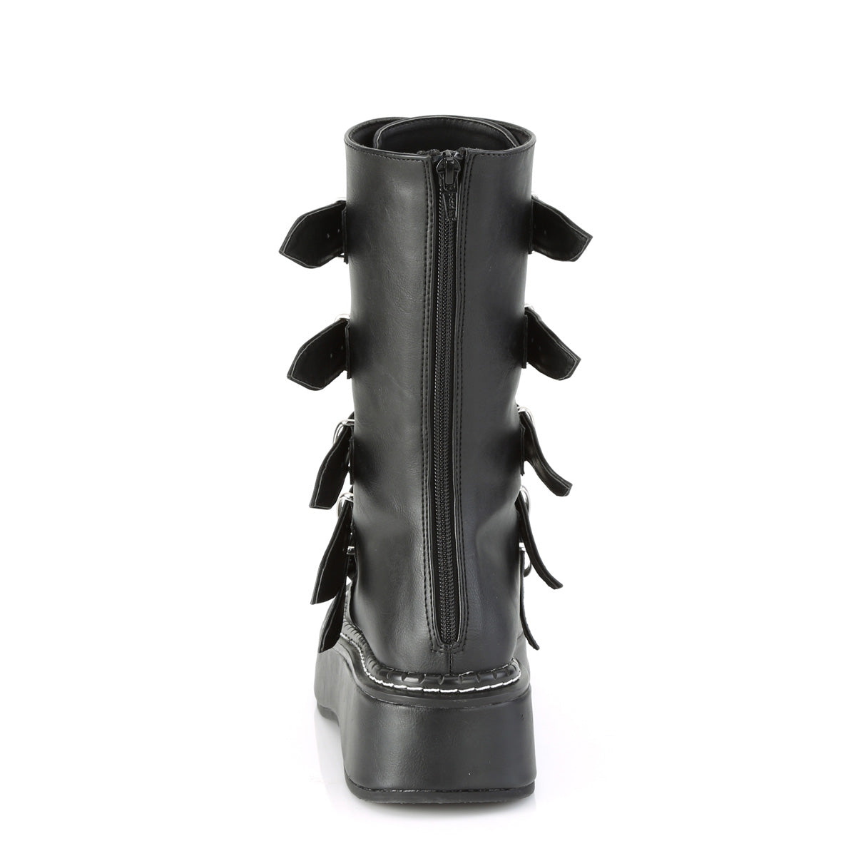 EMILY-330 Black Vegan Leather